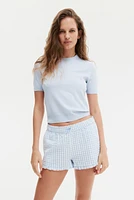 Fine-Knit T-Shirt