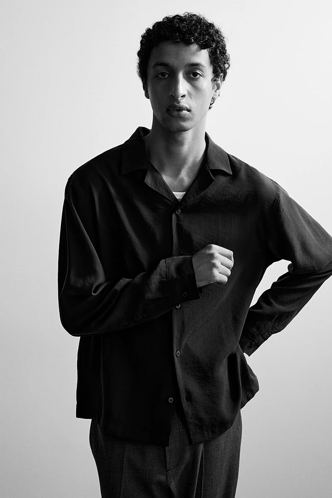 Chemise en modal mélangé