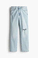 Jean Taille Très Haute Longueur Cheville