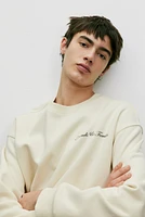 Loose Fit Printed Sweatshirt