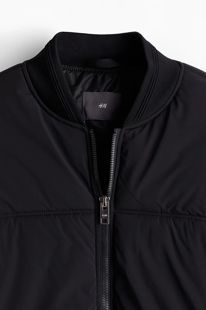 Loose Fit Padded Bomber Jacket