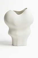 Extra-Large Irregular-Shaped Stoneware Vase