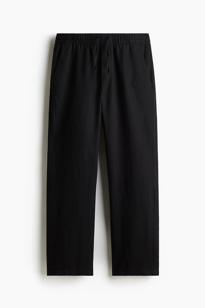 Relaxed-Fit Linen Pants