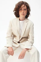 Linen-blend Suit