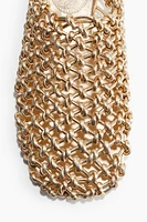 Knotted Leather Mules
