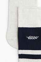 Embroidery-Motif Socks