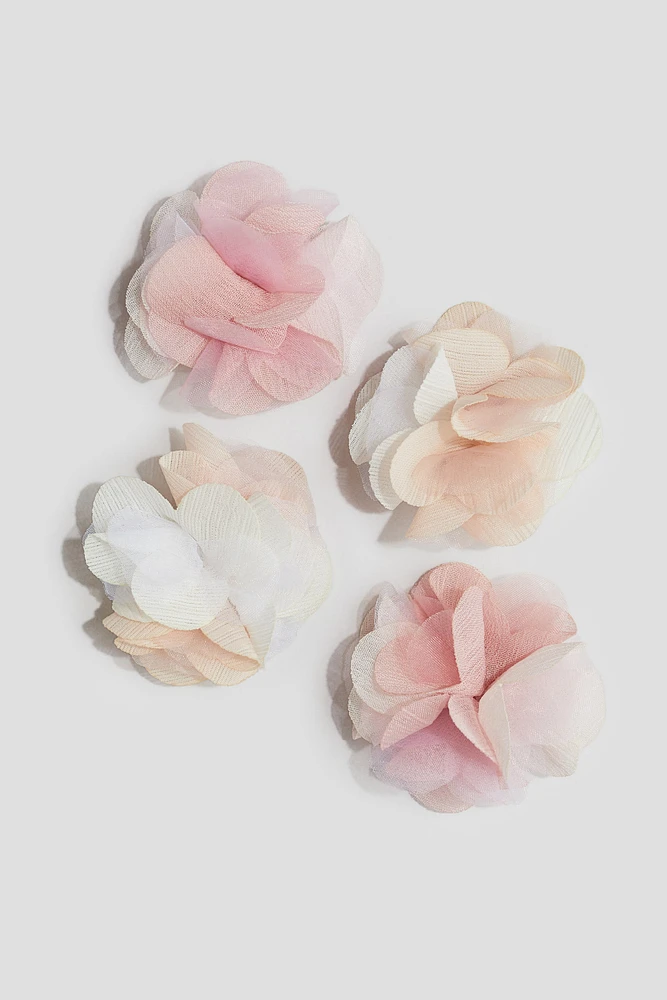 Lot de 4 barrettes