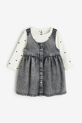 Ensemble 2 pièces avec haut et robe