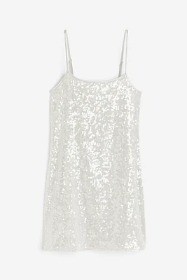 Sequined Mini Dress