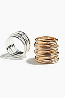 2-pack Stacked Rings