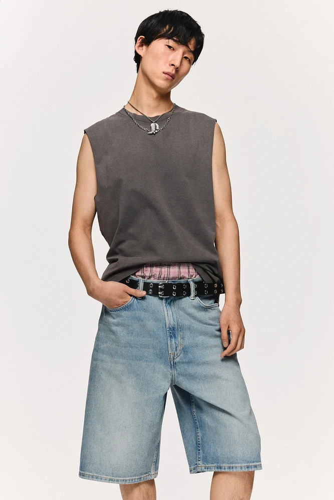 Baggy Denim Shorts