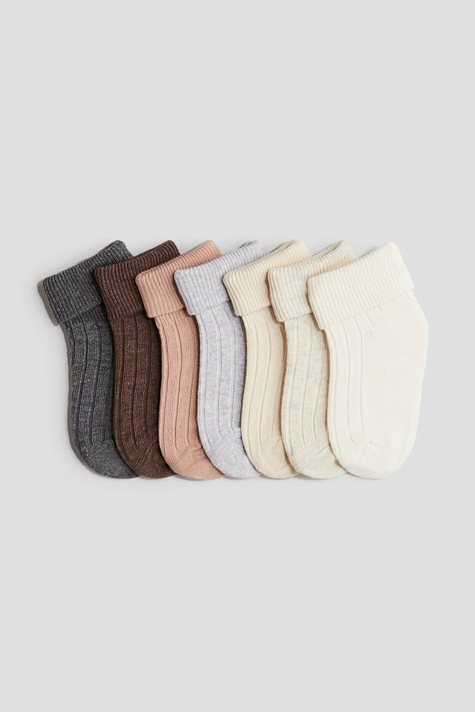 7-pack Wide-Rib Socks