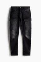Jean cargo Coupe Amincie