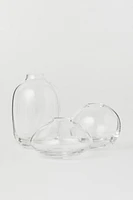 Clear Glass Mini Vase