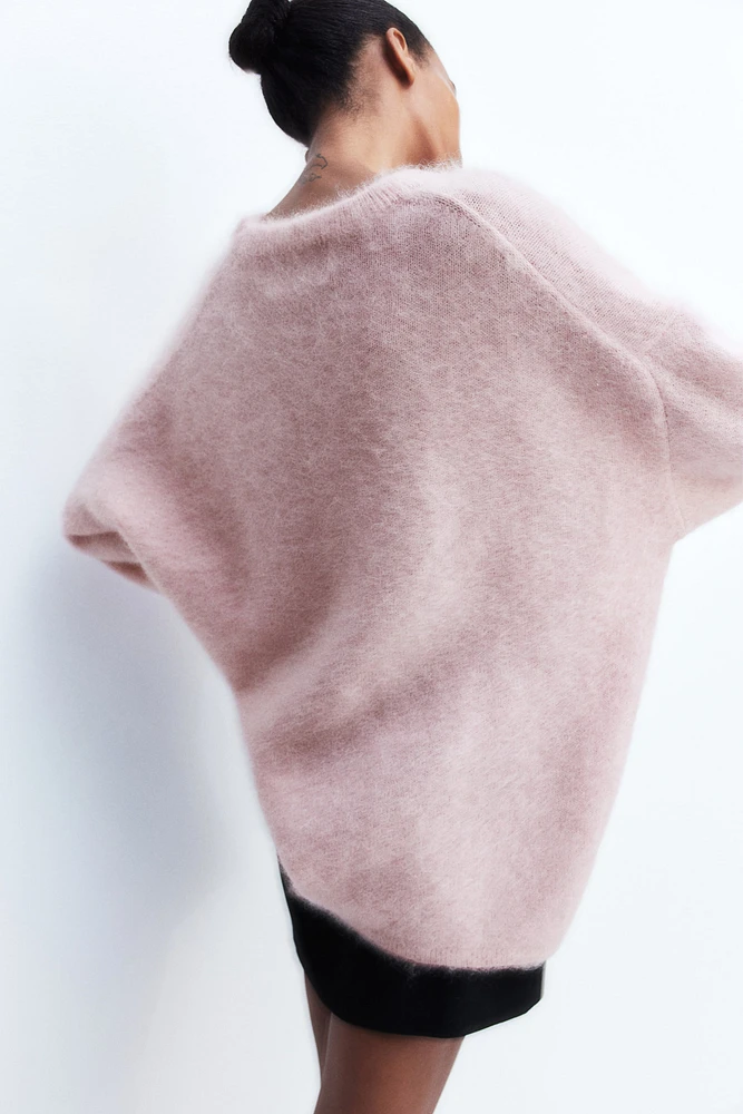 Oversized Mohair-Blend Sweater
