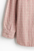 Loose-Fit Flannel Shirt
