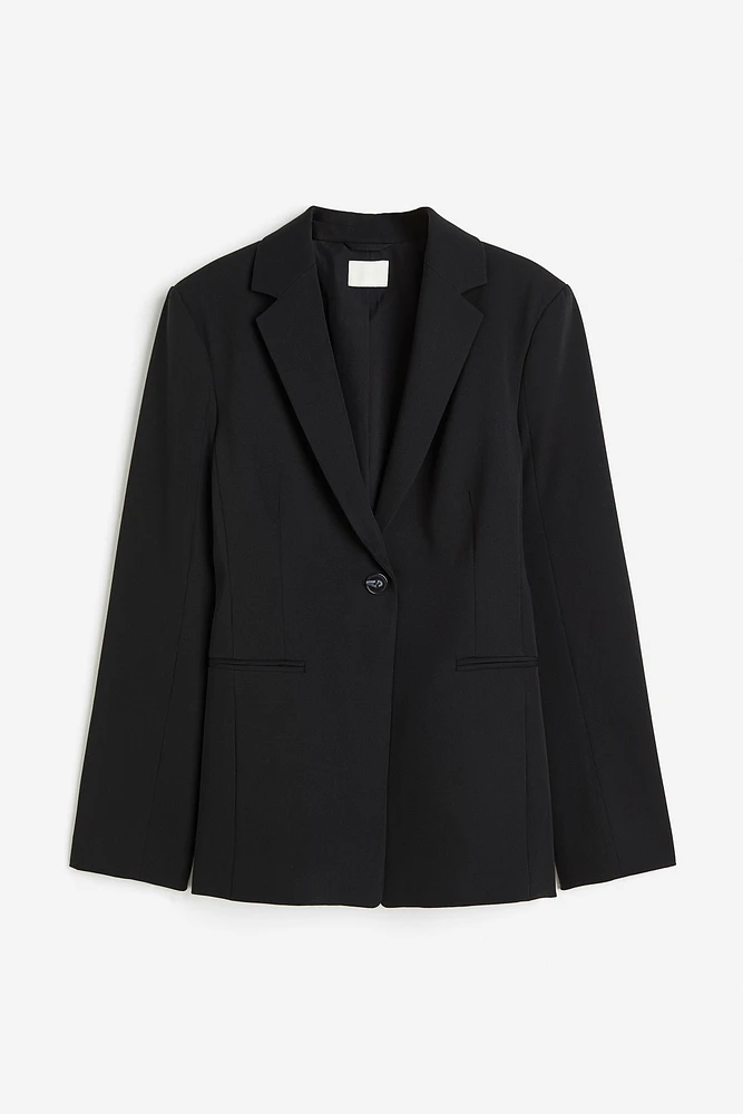 Blazer en sergé avec taille cintrée