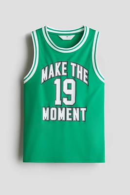 Mesh Basketball Tank Top