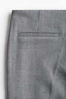 Flared Creased Pants