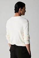 Slim Fit Rib-Knit Sweater