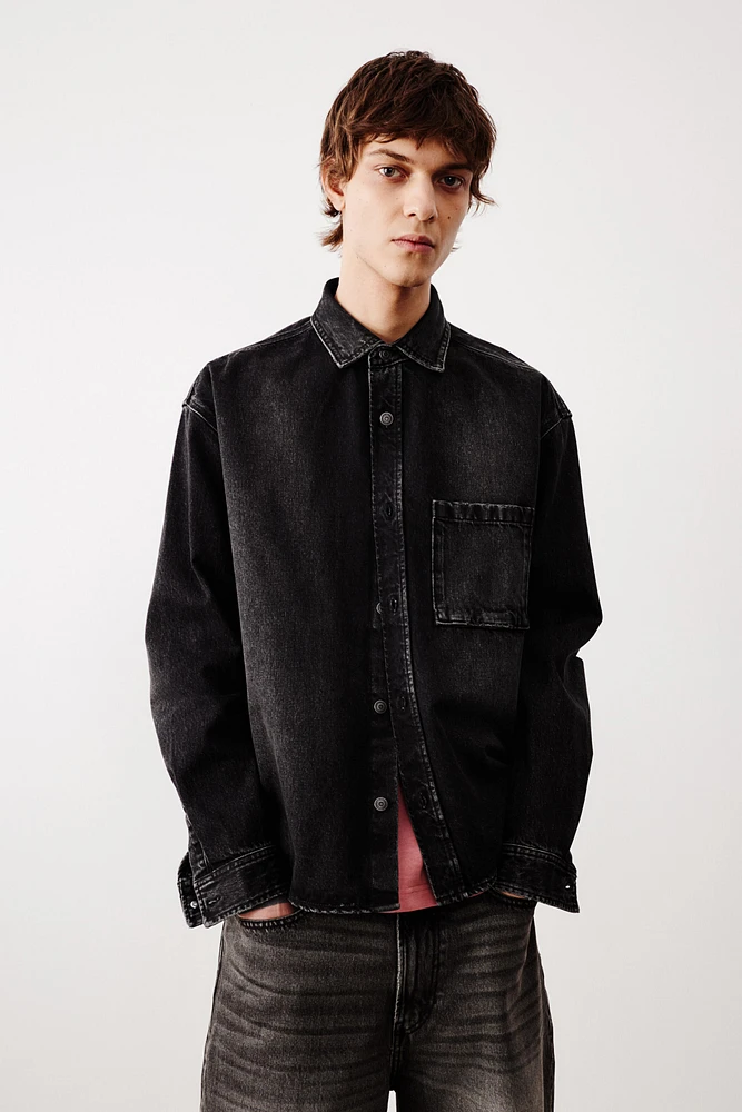 Boxy Denim Shirt