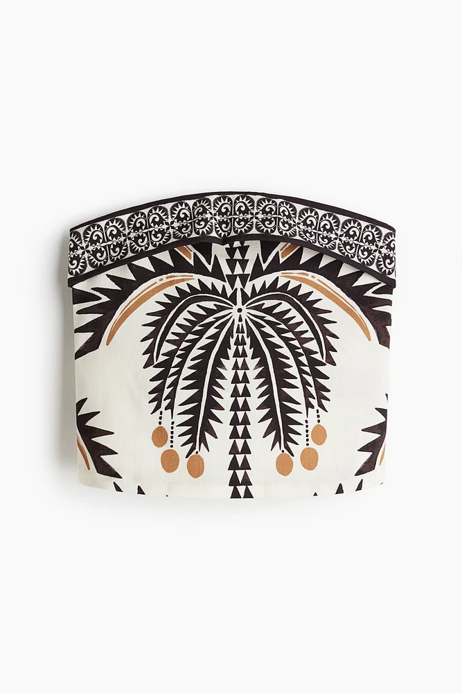 Printed Bandeau Top