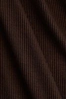 Robe MAMA à fines bretelles en tricot côtelé