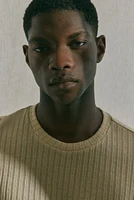 Regular Fit Rib-knit T-shirt