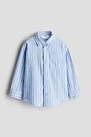 Linen-Blend Shirt