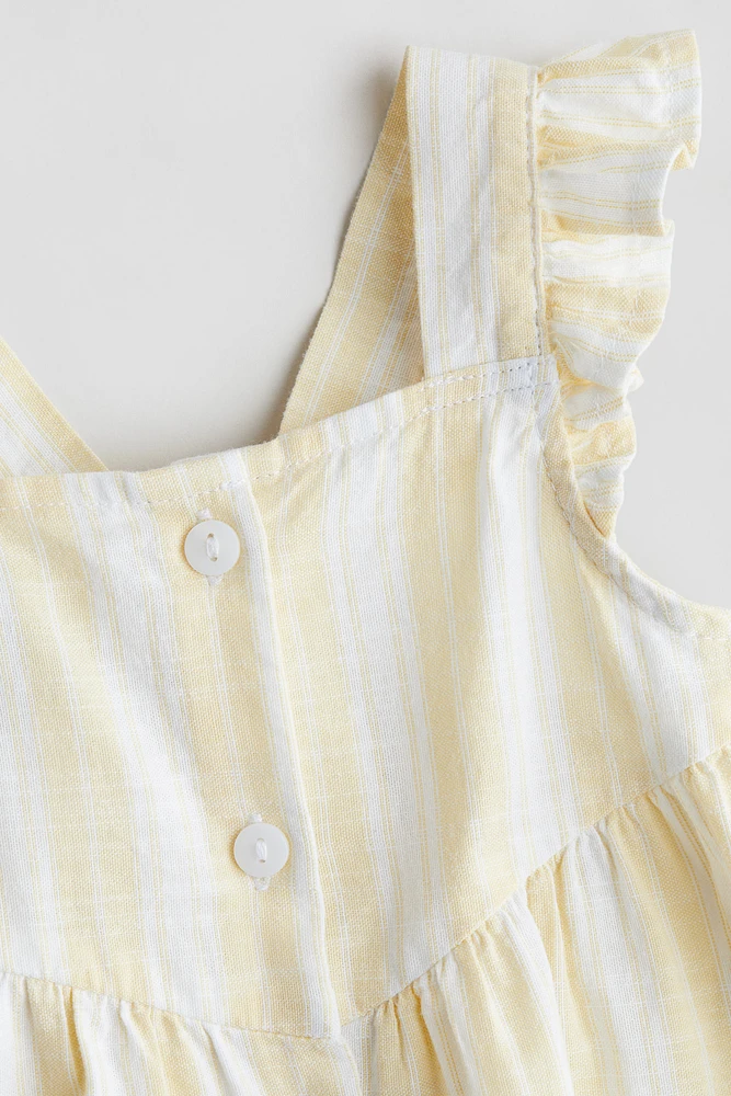 Robe à volant en coton
