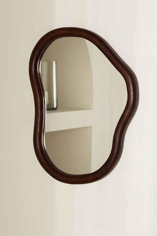 Large Mango Wood Mirror