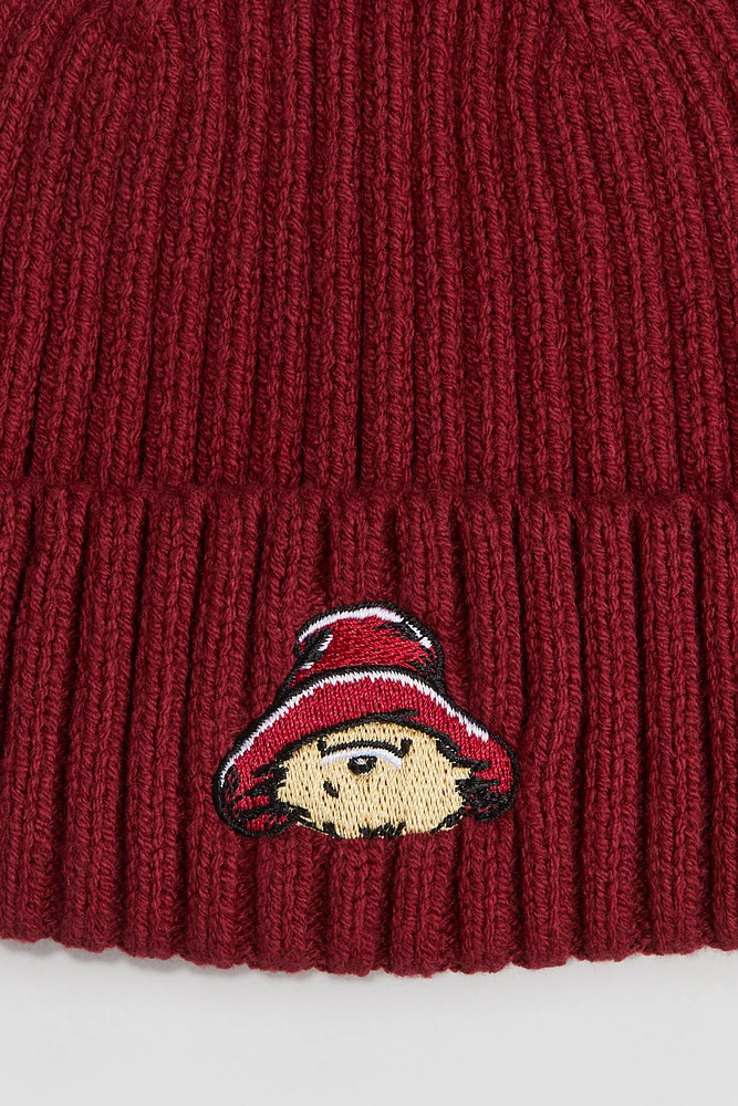 Embroidery-Detail Beanie