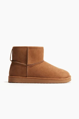 Bottines chaudement doublées