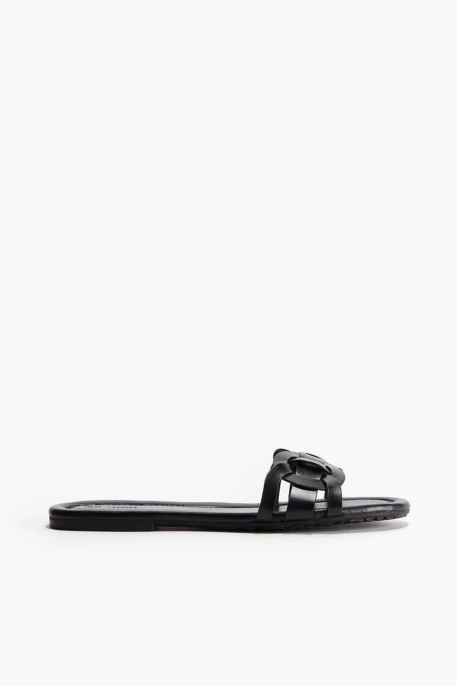 Sandales en cuir