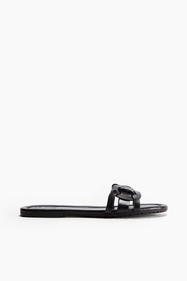 Sandales en cuir