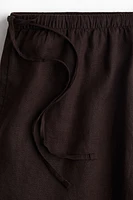 Linen Drawstring Shorts