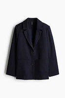 Textured-Weave Blazer
