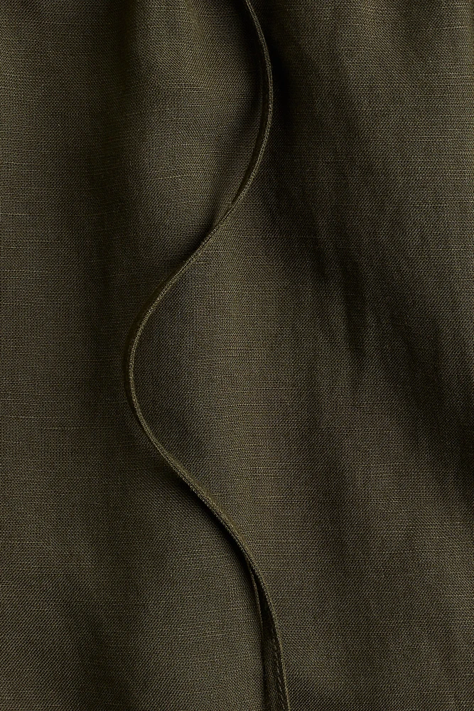 Pantalon en lin mélangé