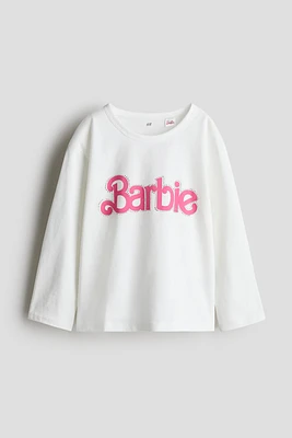 Haut en coton avec motif