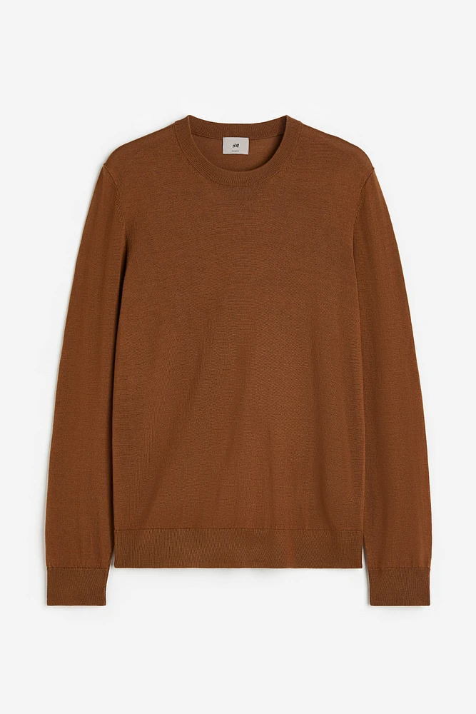 Slim Fit Merino Wool Sweater