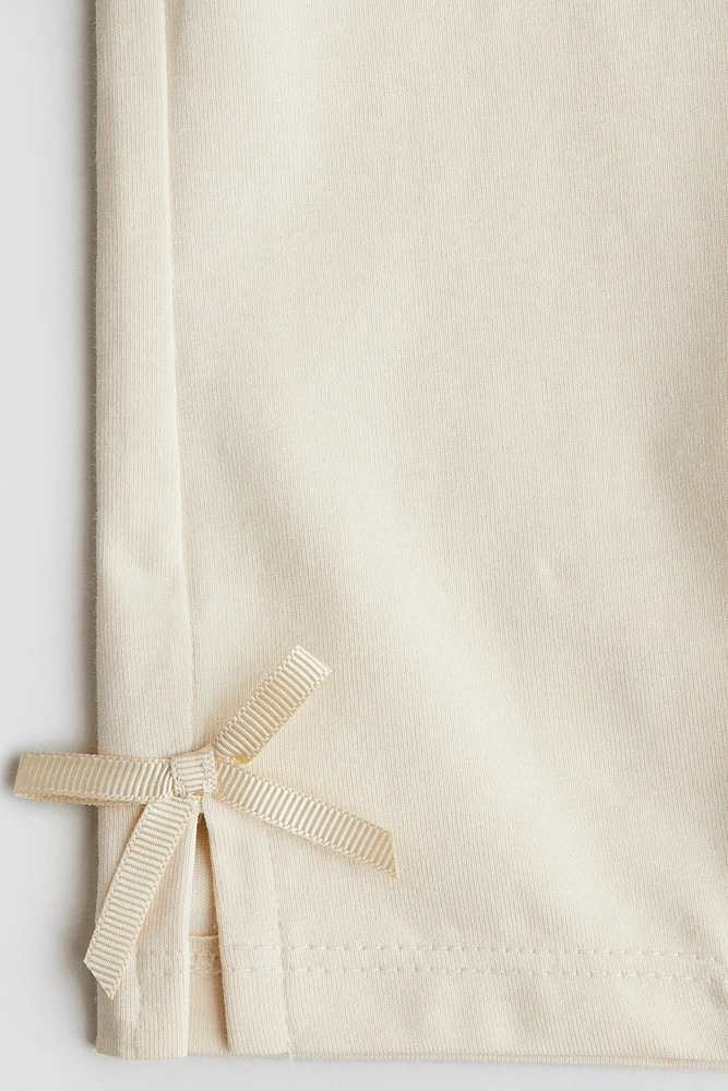 Bow-Detail Bike Shorts