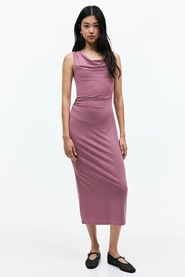 Draped Midi Dress