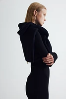 Rib-Knit Mock Turtleneck Dress