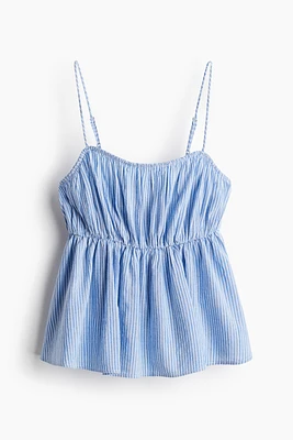 Peplum Strappy Top
