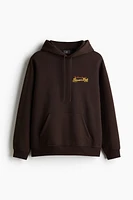 Loose Fit Printed Hoodie