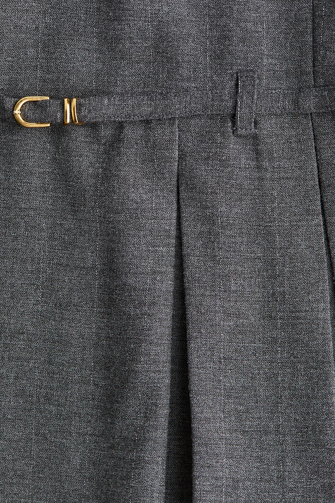 Jumper with Pleated Skirt