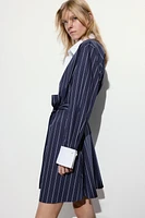 Tie-Belt Shirt Dress