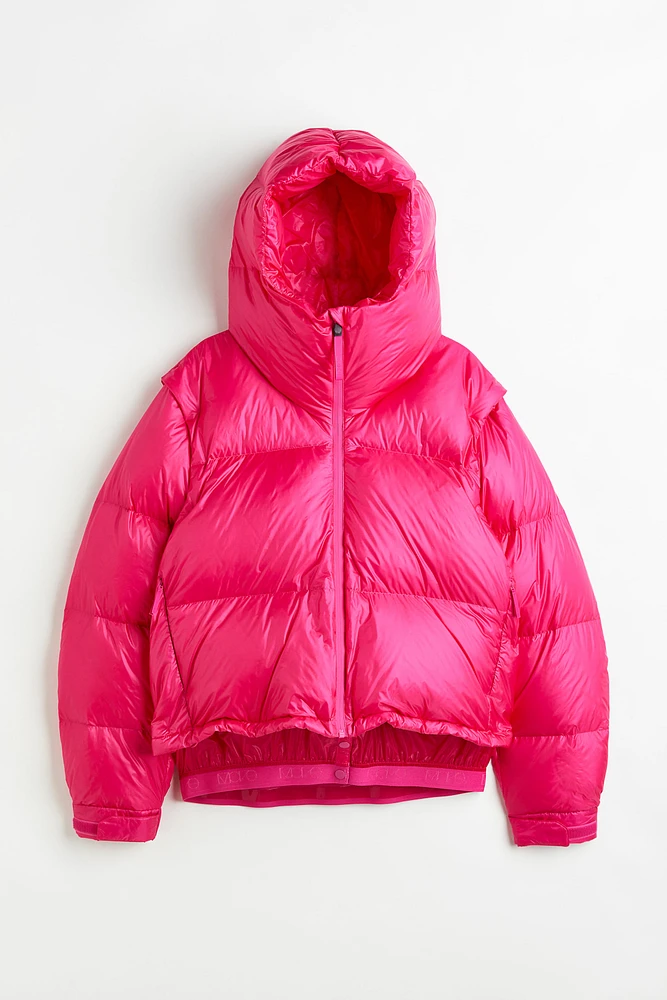 H&M+ Detachable-sleeve Down Puffer Jacket