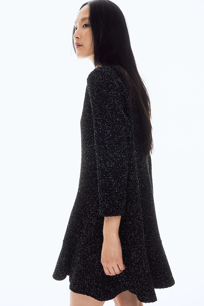 Glittery Bouclé Dress