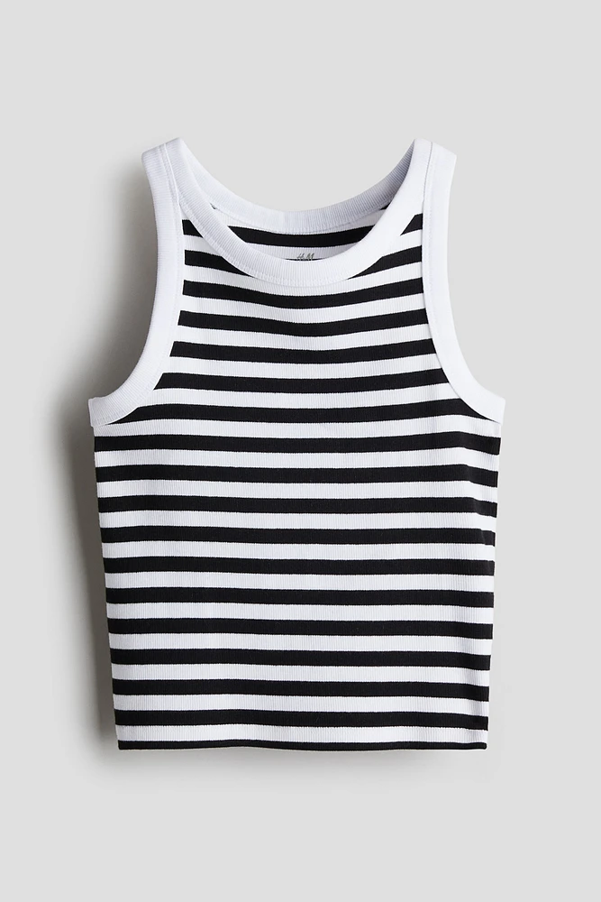 Ribbed Cotton Tank Top